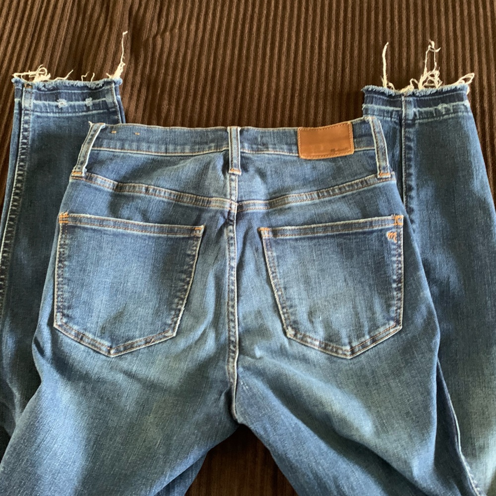 MADEWELL High Rise Distressed Jeans - Picture 6 of 6